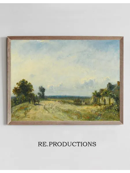 Re.productions Постер La Campagne Nivernaise - Johan Barthold Jongkind