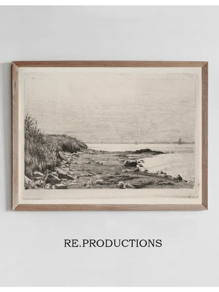 Re.productions Постер Strandparti Solskin i Havet - Carl Bloch