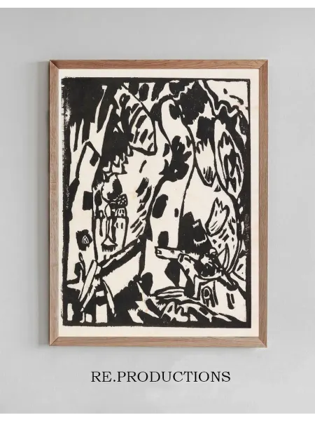Re.productions Постер Bogenschütze - Wassily Kandinsky