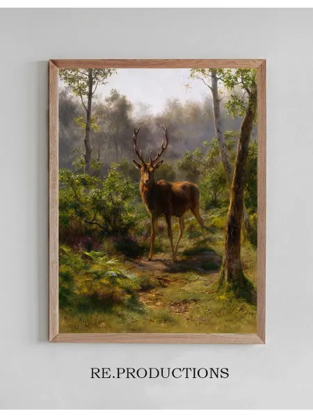 Re.productions Постер A Stag - Rosa Bonheur