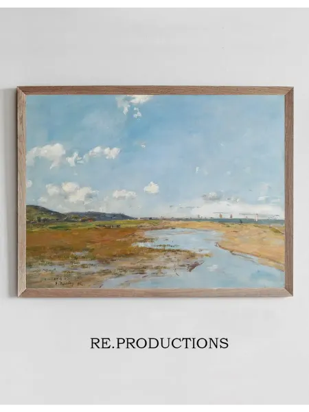Re.productions Постер Deauville. Le Rivage - Eugène Boudin