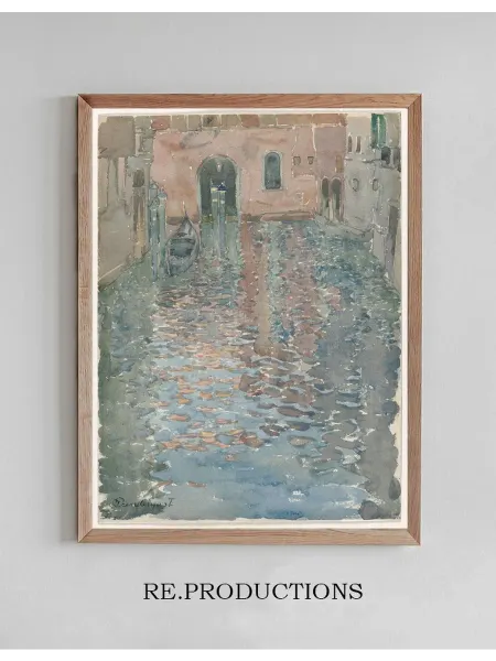 Re.productions Постер Venetian Canals - Maurice Prendergast