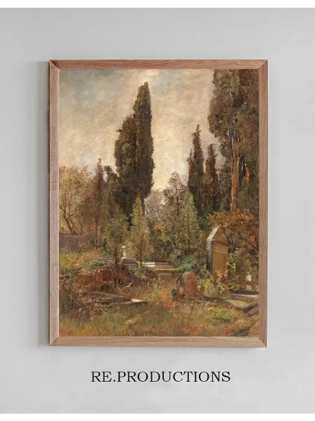 Re.productions Постер Old Cemetery - Marie Egner