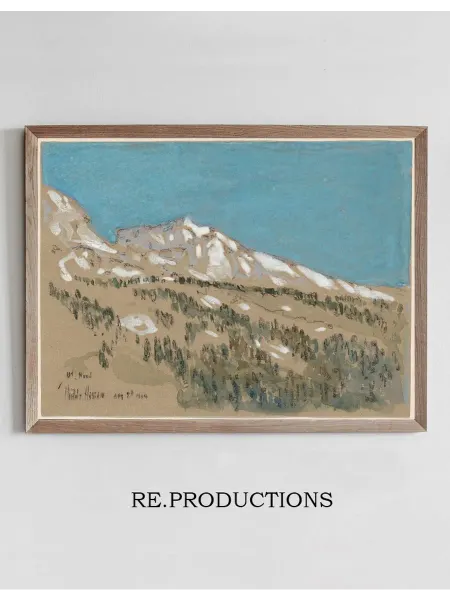 Re.productions Постер Mount Hood,Oregon - Childe Hassam