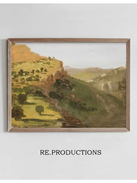 Re.productions Постер Italian Landscape - Thomas Cole