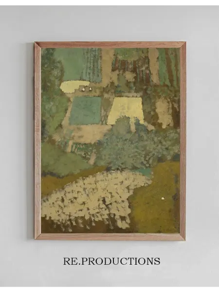 Re.productions Постер Vue plongeante sur la colline - Édouard Vuillard