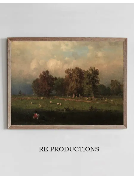 Re.productions Постер Durham, Connecticut - George Inness