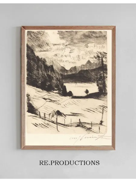 Re.productions Постер On the Walchen Sea (Am Walchensee) - Lovis Corinth