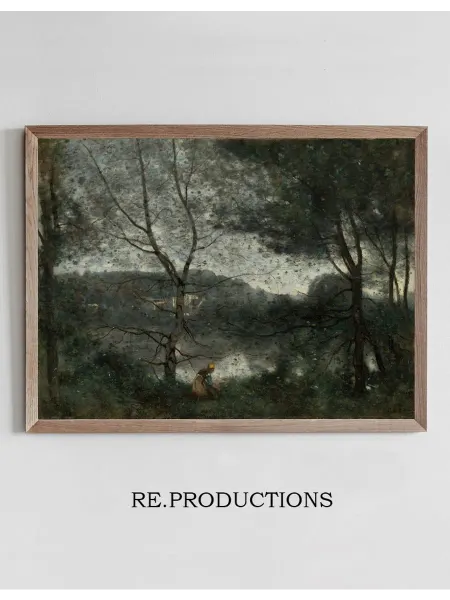 Re.productions Постер Ville-d’Avray - Jean-Baptiste-Camille Corot