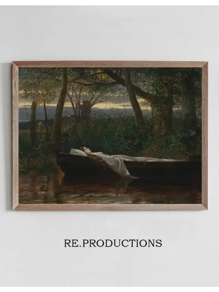 Re.productions Постер The Lady of Shalott - Walter Crane