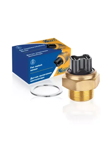 KRAFT Датчик вкл. вентилятора ВАЗ-2103-2107 ТМ 108-10 (92-87) KRA