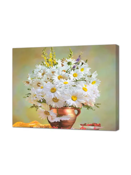 Decorshop Картина для интерьера на холсте "Ромашки"