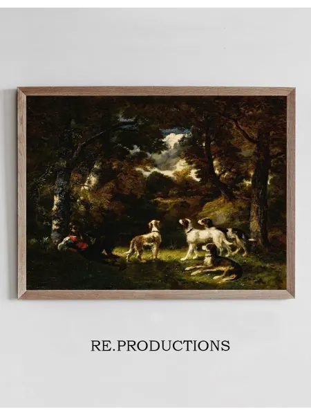 Re.productions Постер Rest from the - Narcisse-Virgile Diaz de La Peña