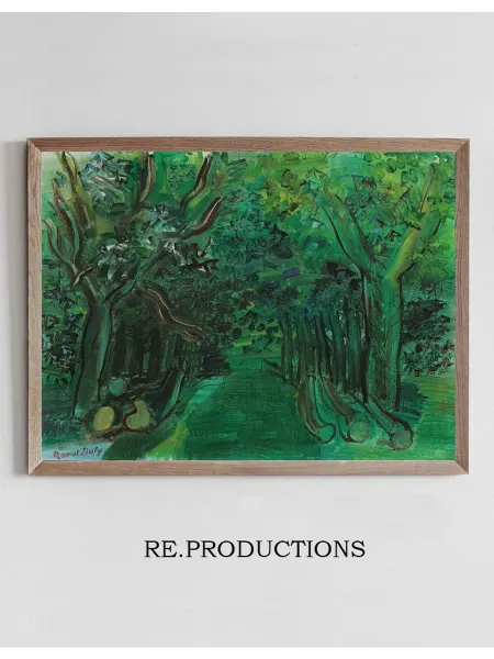 Re.productions Постер Route en forêt - Raoul Dufy