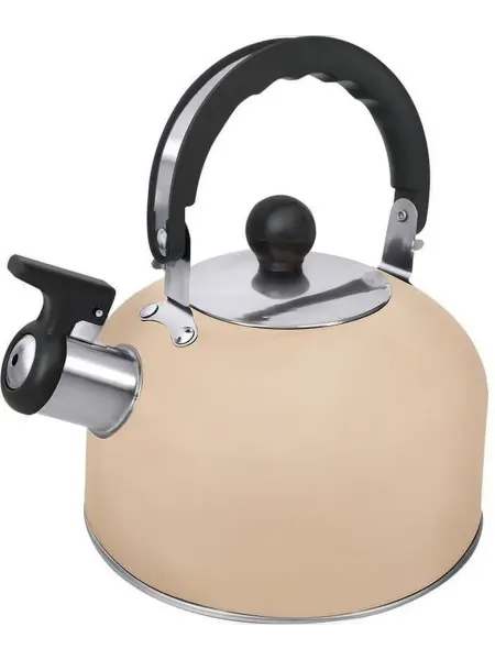 HOME ELEMENT Чайник со свистком HE-WK1604A бежевый, 1 шт