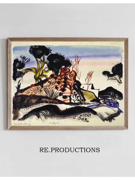 Re.productions Постер Road to the hills, Ibiza - Frances Hodgkins