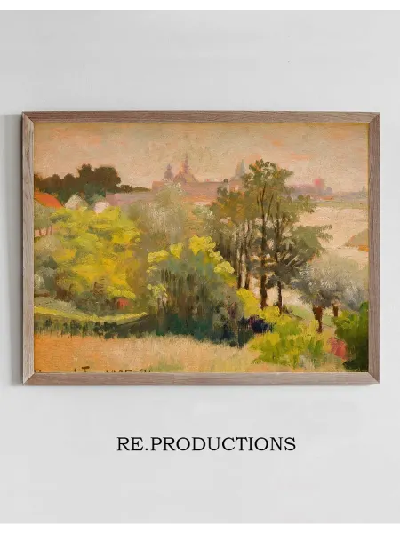 Re.productions Постер View of Krakow from Zwierzyniec - Jacek Malczewski