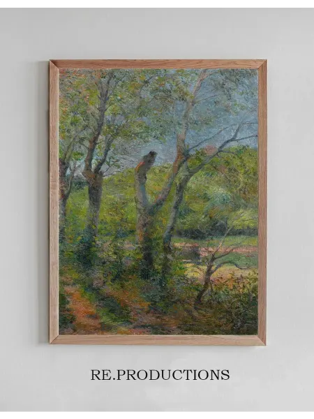 Re.productions Постер Les Saules - Paul Gauguin