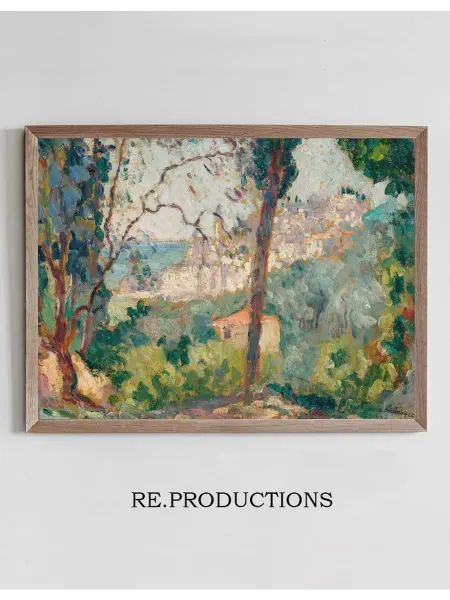 Re.productions Постер Le Village - Henri Lebasque