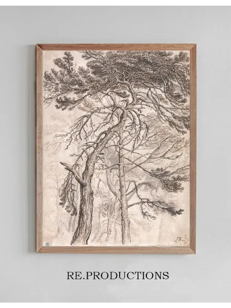 Re.productions Постер Study of Trees - James Ward