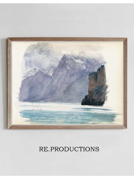 Re.productions Постер Mountain Lake - John Singer Sargent