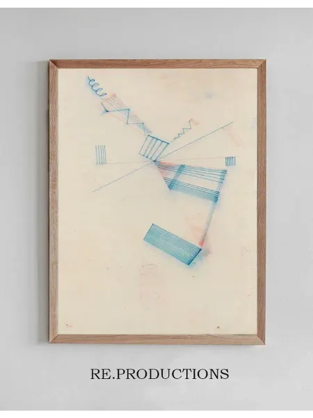 Re.productions Постер Zwei Spiralen - Wassily Kandinsky