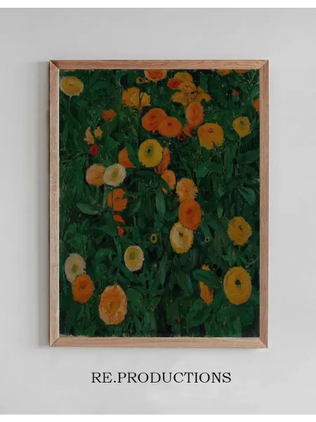 Re.productions Постер Marigolds - Koloman Moser