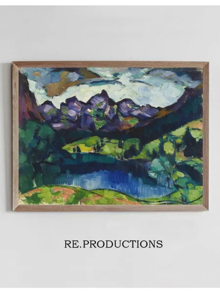 Re.productions Постер Obersdorfi maastik - Konrad Mägi