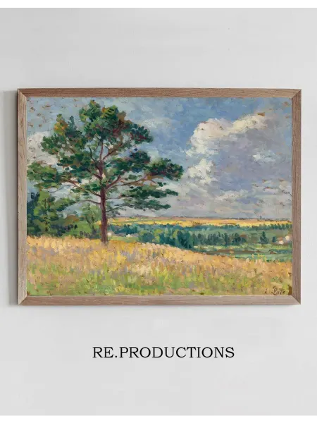 Re.productions Постер Paysage près de Méréville - Maximilien Luce