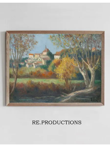 Re.productions Постер Rolleboise, Le Village - Maximilien Luce