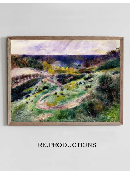 Re.productions Постер Road at Wargemont - Pierre-Auguste Renoir