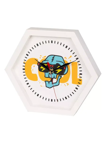 PipWood Часы настенные бесшумные Сота