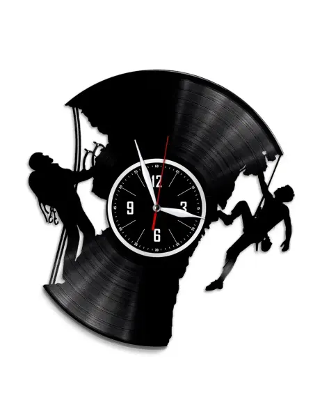 VinylLab Альпинизм - часы из виниловой пластинки