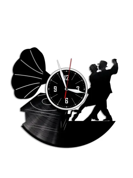 VinylLab Грамофон - часы из виниловой пластинки