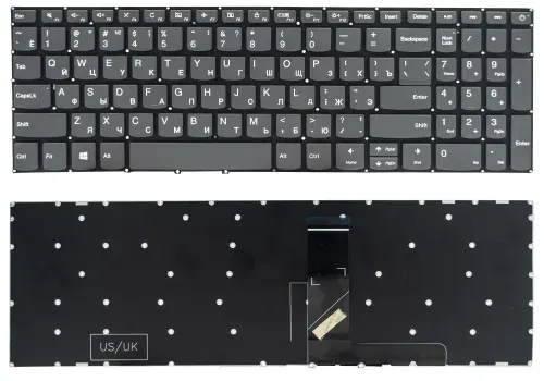 Клавиатура Lenovo 320-15ABR 320-15AST P/N: SN20K93009, 9Z.NDRDSN.10R с кнопкой включения