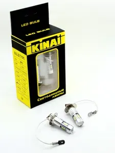Светодиодные лампы KINAI H3, 10SMD Samsung 2323, Белый свет, 2шт