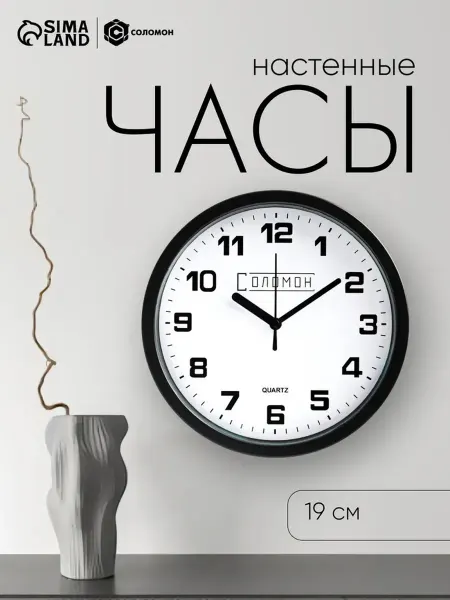 Часы настенные интерьерные «Соломон», плавный ход