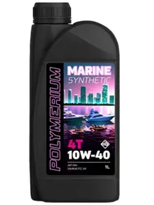POLYMERIUM MARINE SYNTHETIC 4Т 10W-40 Масло моторное, Синтетическое, 1 л
