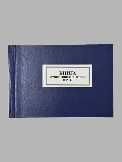 Книга начисления заработной платы
