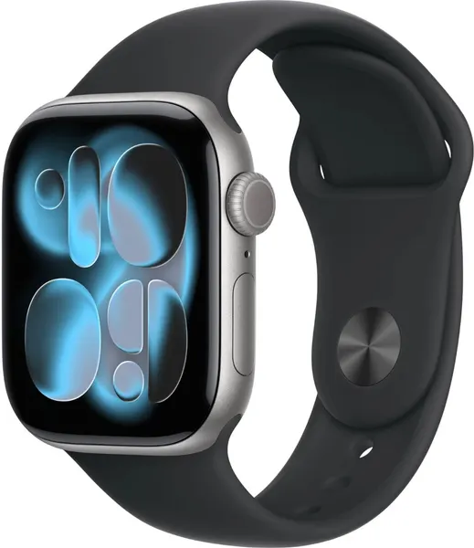 Умные часы Apple Watch Series 11 2025 46mm Space Gray Aluminum Case with Black Sport Band M/L