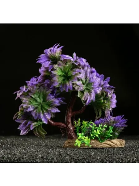 Пижон Аква Растение искусственное аквариумное, 11 х 21 см