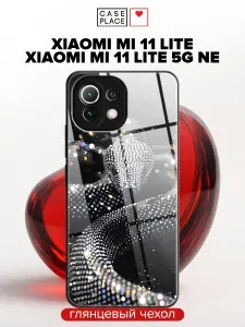 Стеклянный чехол на Сяоми Ми 11 Лайт/5G NE змея