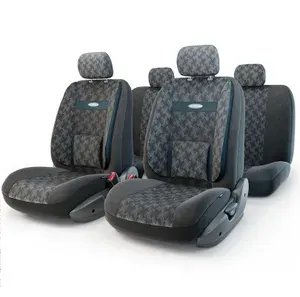 Чехлы автомобильные Comfort велюр, 11 предм, 6 молний, черный COM-1105 Diamond