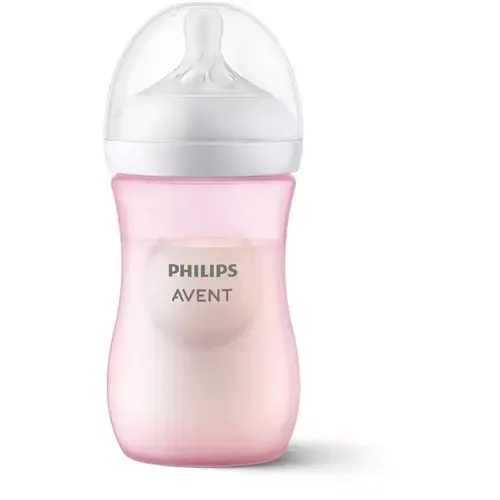 Бутылочка для кормления Philips Avent, NATURAL Response, пластик, цвет розовый, 1 шт, 250 мл, (SCY903/11)