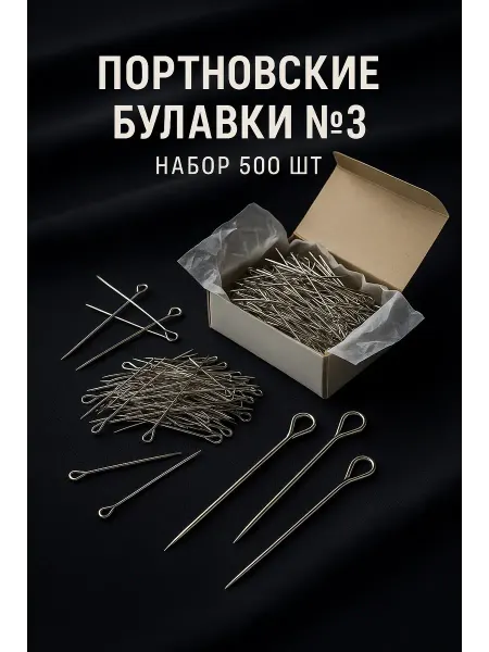 Apu2 Булавки портновские 500 шт