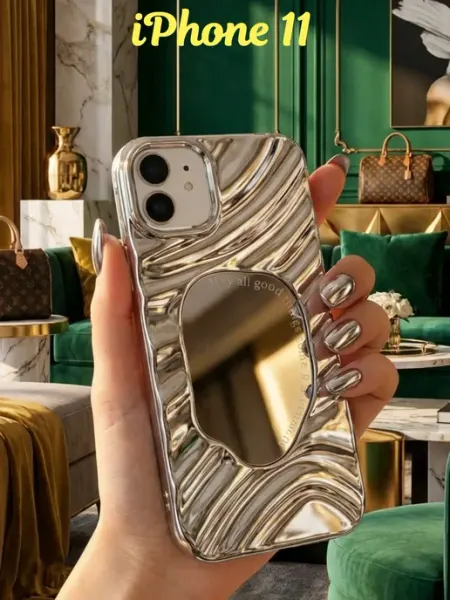 DropCase Чехол на iPhone 11 Зеркальная волна