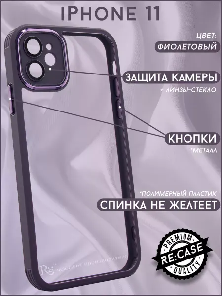 Re: Чехол на iPhone 11 прозрачный с защитой не желтеет