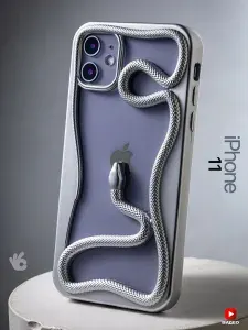 Чехол на iPhone 11 окантовка змея