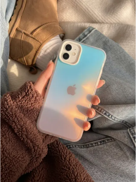 PurpleCloud Чехол на iPhone 11 голографический