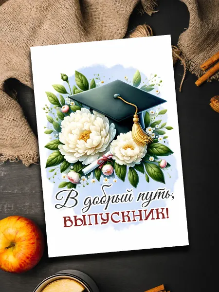 Podarkoz Открытка выпускнику школы 11 класс